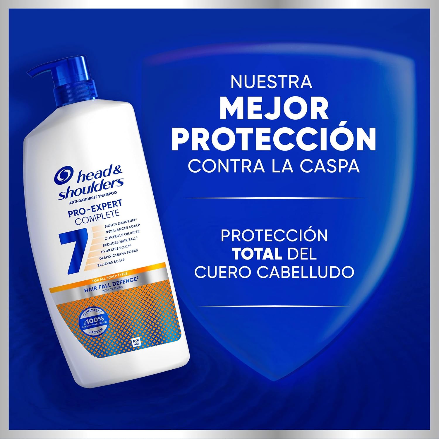 Detalle 2 de H&S Pro-Expert 7 Champú anticaspa 800 ml