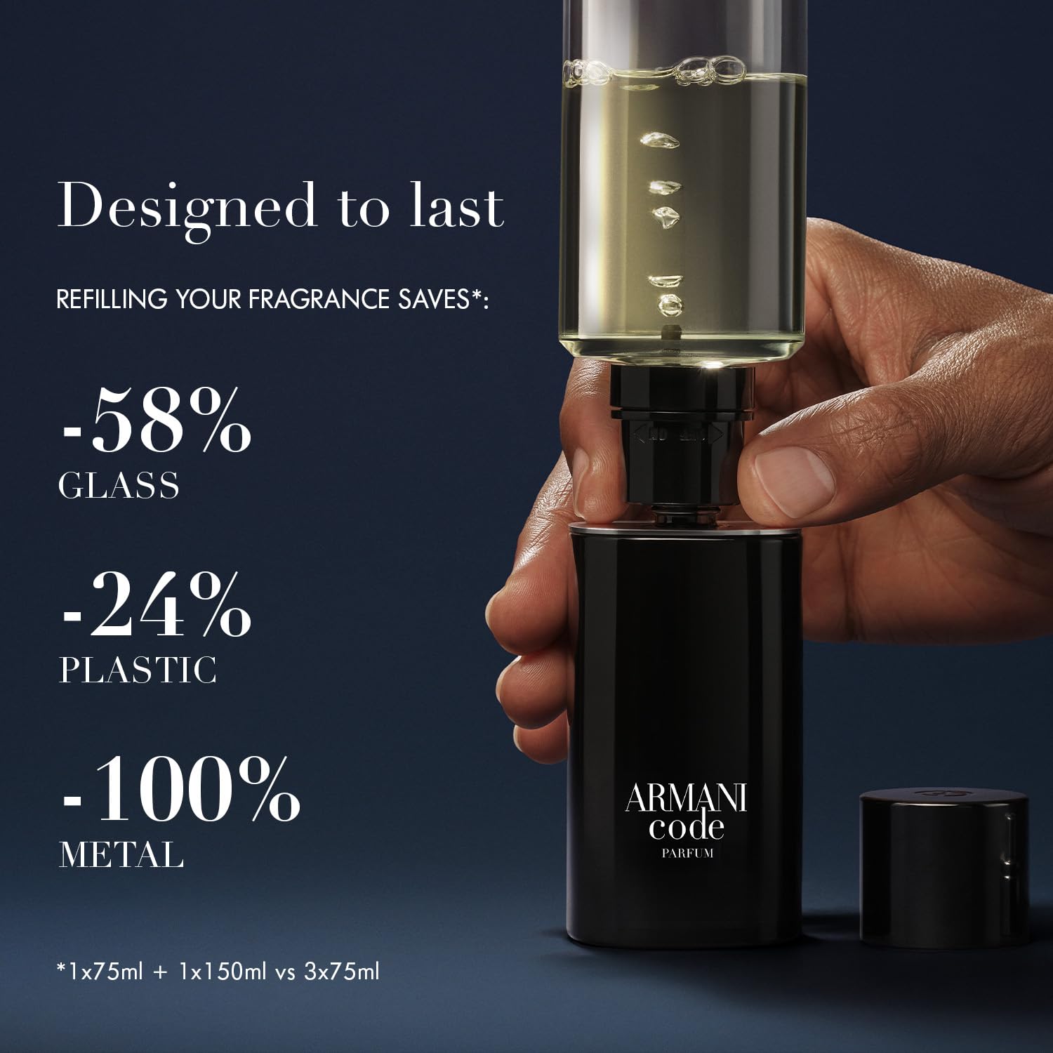 Thumbnail 6 de Armani Beauty BP47373276 Code Eau de Toilette, Refillable Woody Amber Cologne