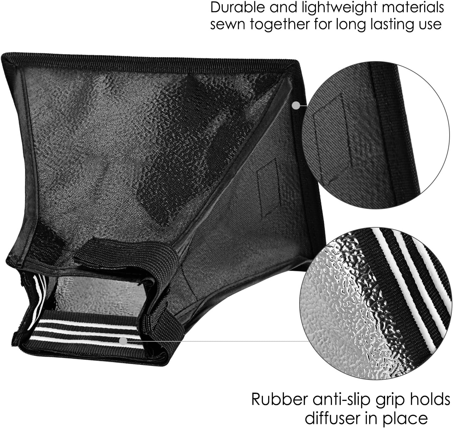 Thumbnail 6 de NEEWER kit diffusore flash Speedlite con softbox e riflettore per Canon, Nikon e altre DSLR (per TT560/TT850/TT860/NW561/NW670/VK750II)