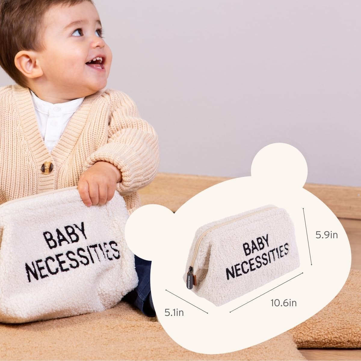 Thumbnail 4 de CHILDHOME – Trousse de toilette bébé/enfant déperlante Pochette Toilette Leopard