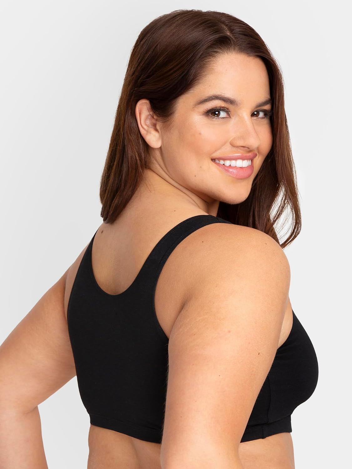 Detalle 2 de Fruit of the Loom Women's Cotton Tank Bra for Women — Ultimate Comfort & Breathable Fit