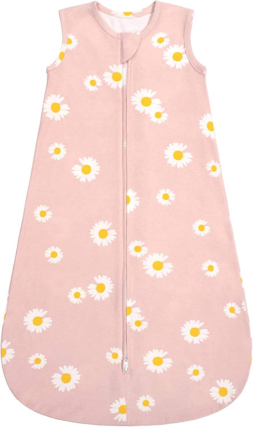 Detalle de LILBESTIE Baby Sleeping Bag 0.5 Tog 6-12 Months – 100% Cotton, Lightweight Summer Sleep Sack (Pink Flower)