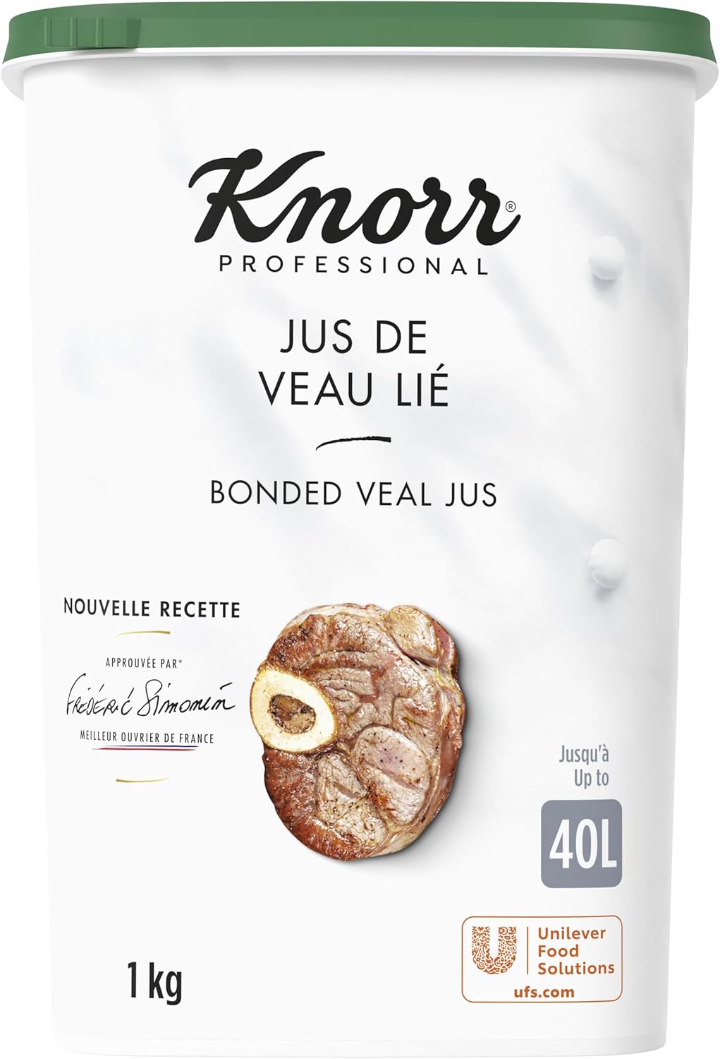 Detalle de Knorr Jus de Veau Lié Déshydraté 1 kg – jusqu'à 40 L