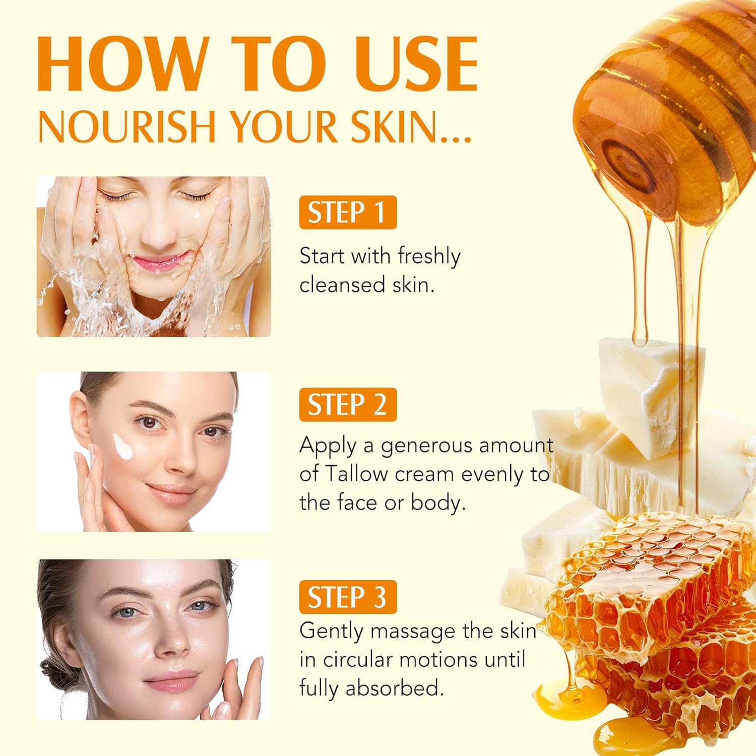 Thumbnail 4 de Whipped Beef Tallow Skin Care 🐄 120g Cream for Skin