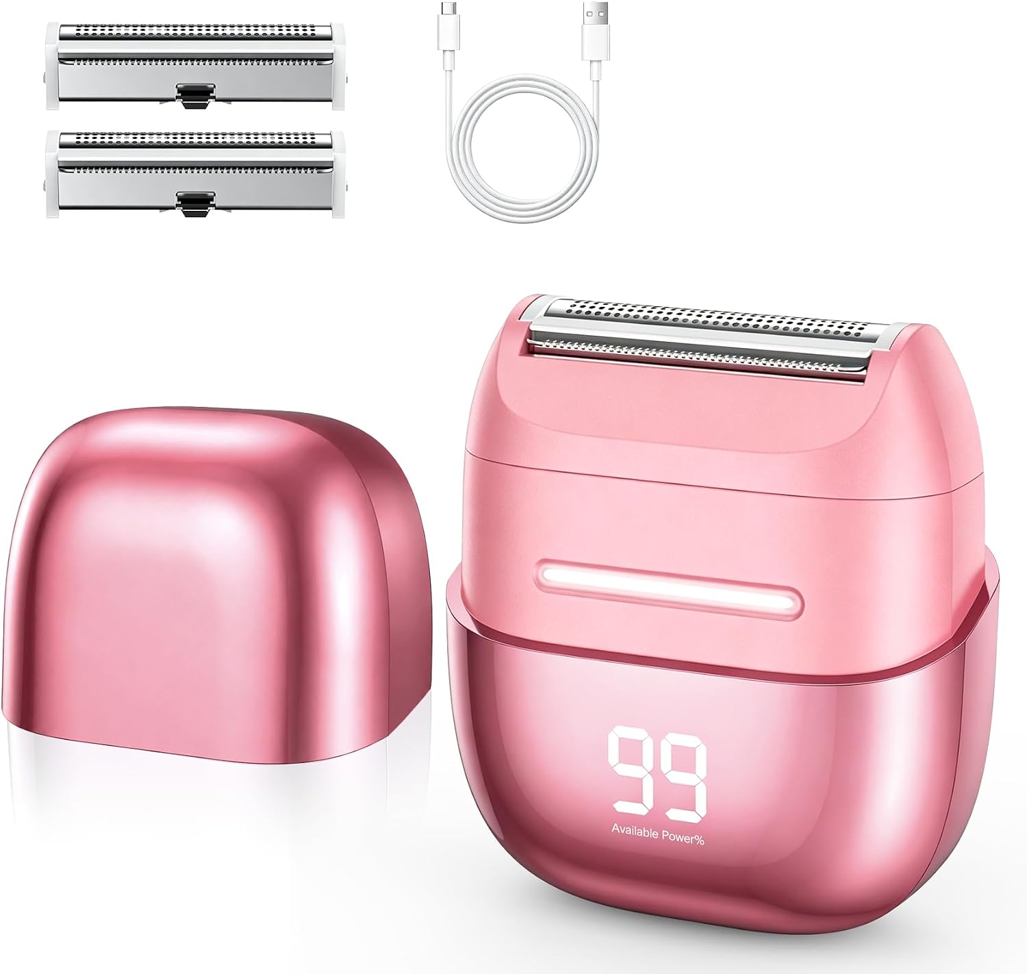 Detalle de UpperX Women's Electric Razor, USB-C