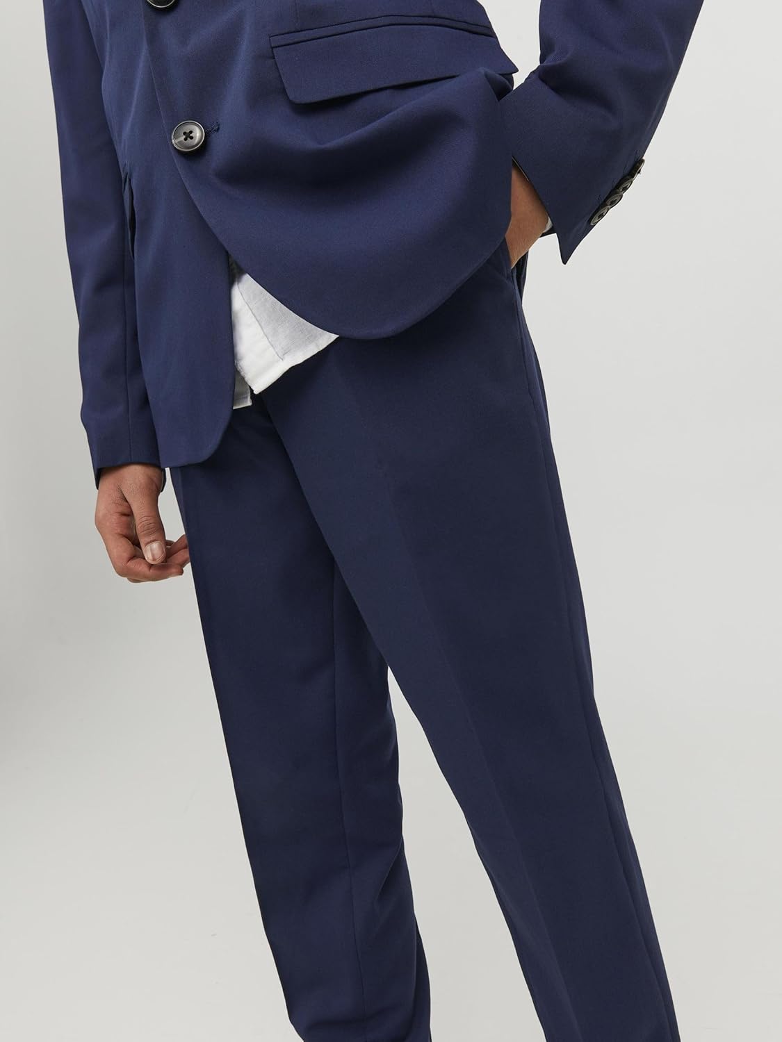Thumbnail 6 de JACK & JONES Jungen-Einreihiger Blazer und Hose JPRSOLAR Anzug Junior – Slim Fit