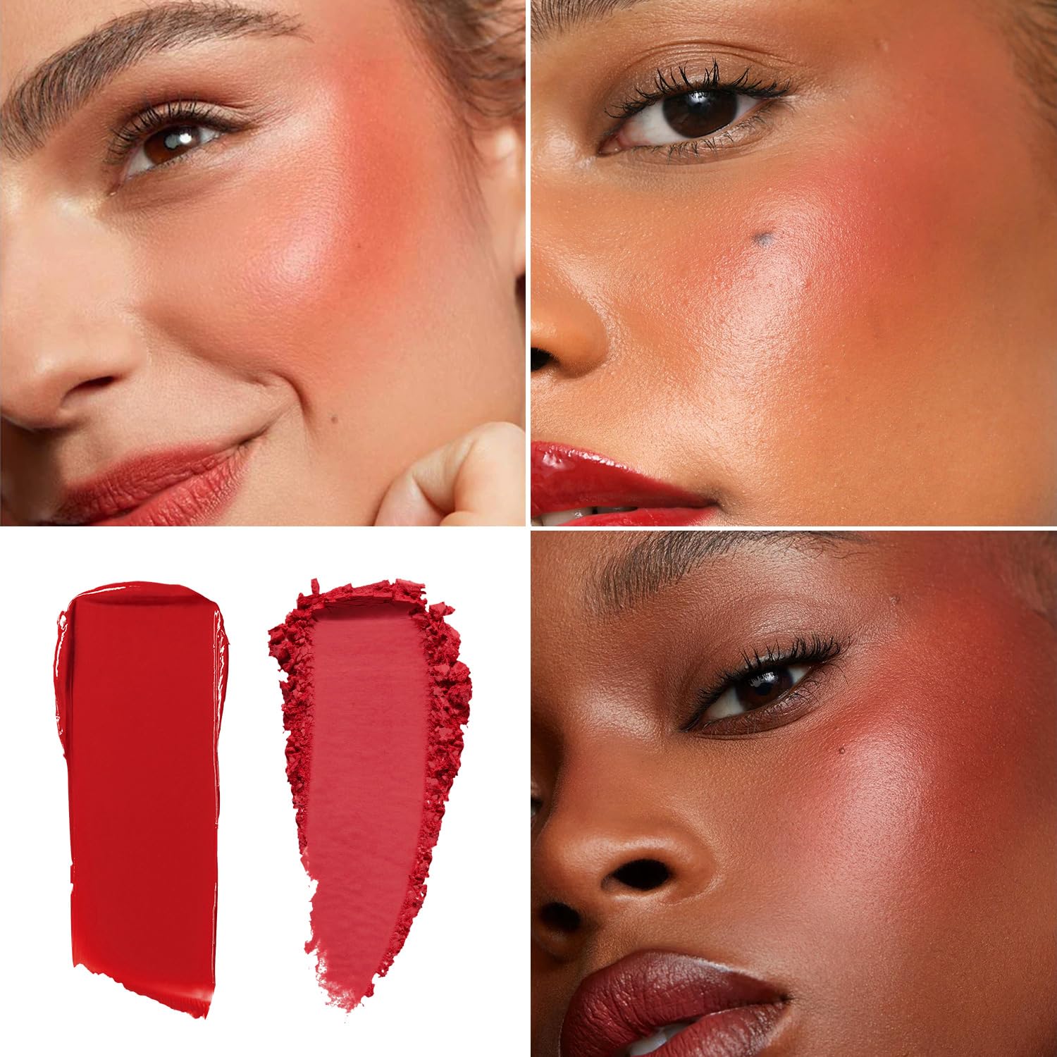 Detalle 2 de Fillwie Cream and Powder Blush Duo, Wine Red