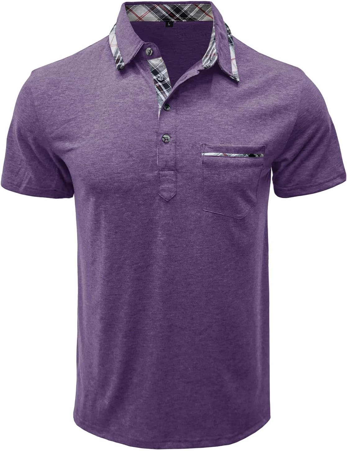 Thumbnail 1 de Comilaka Poloshirt Herren Kurzarm Getäfelt – zeitloses Polohemd mit Fronttasche