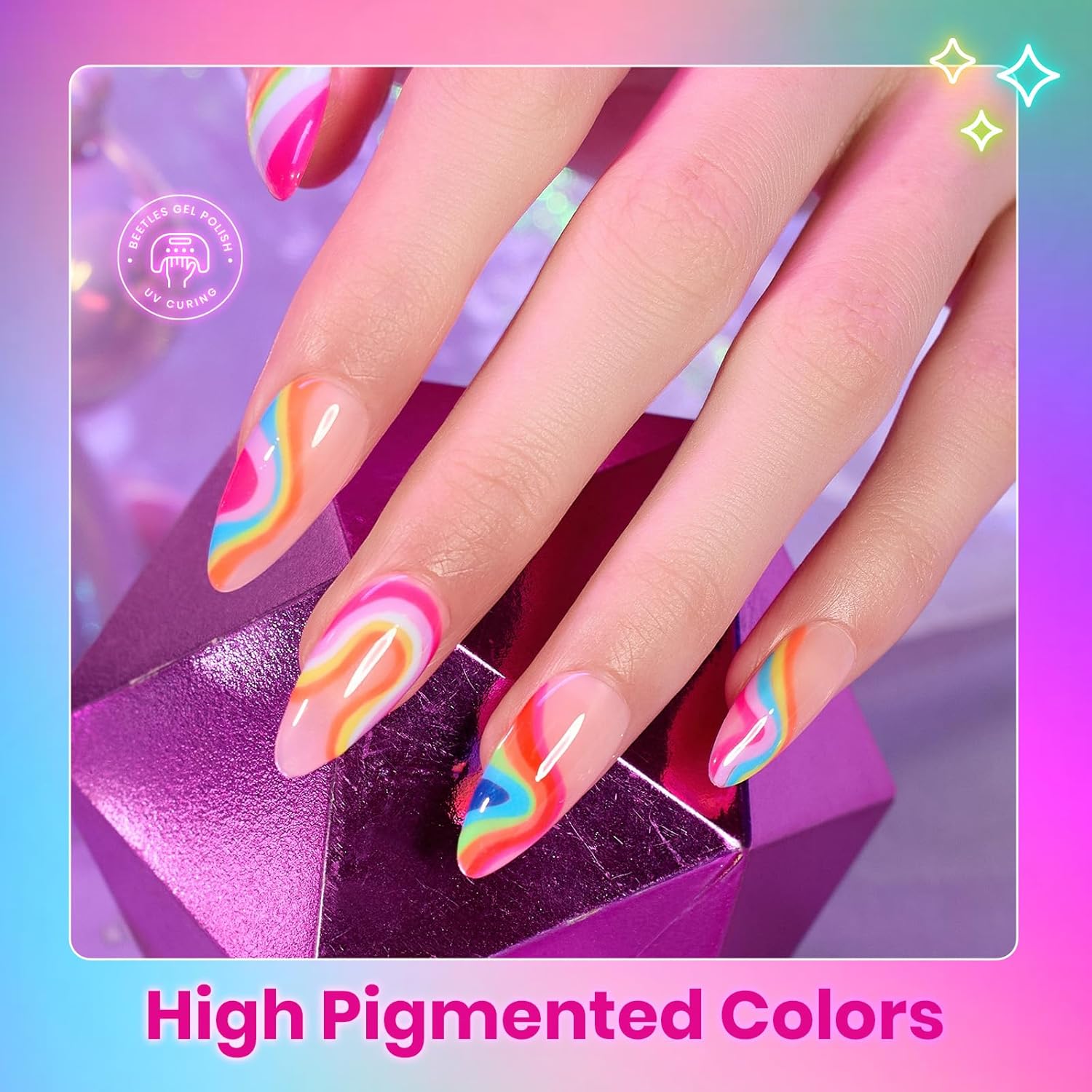 Thumbnail 1 de beetles Neon Gel Nail Polish Set (20 Colors) with Base & Top Coats