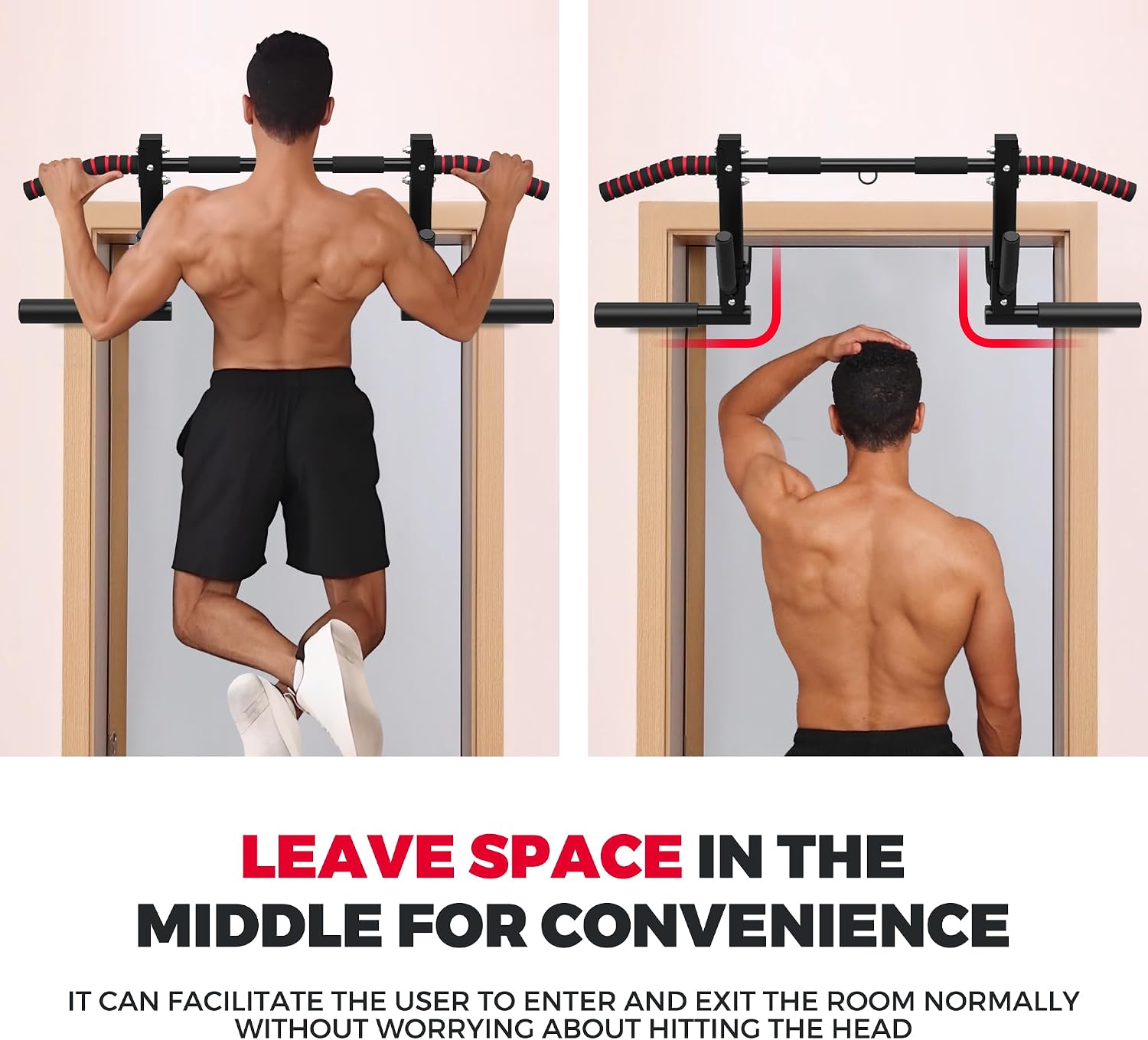 Detalle 2 de ONETWOFIT Doorway Pull-Up Bar, 440 lb Capacity