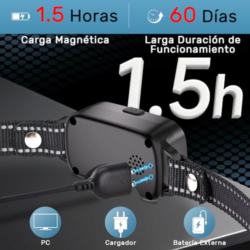 Thumbnail 3 de Holercoco Collar Antiladridos para Perros — 3 Modos de Entrenamiento, Impermeable IPX7 y Talla Ajustable