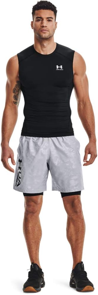 Thumbnail 2 de Under Armour Baselayer HG Comp Tanktop in Weiß für Herren (HeatGear, Kompression)