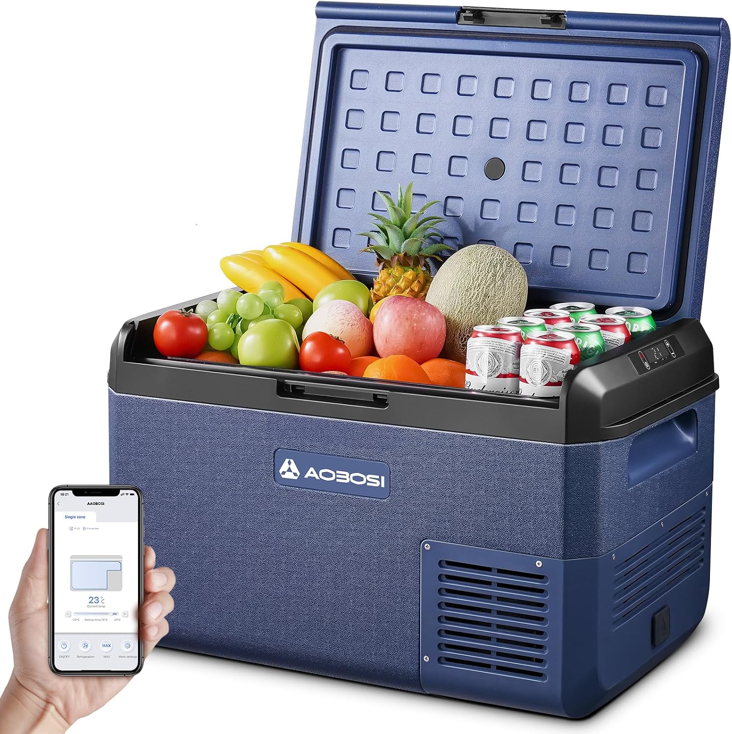 AAOBOSI 25L Car Fridge Freezer