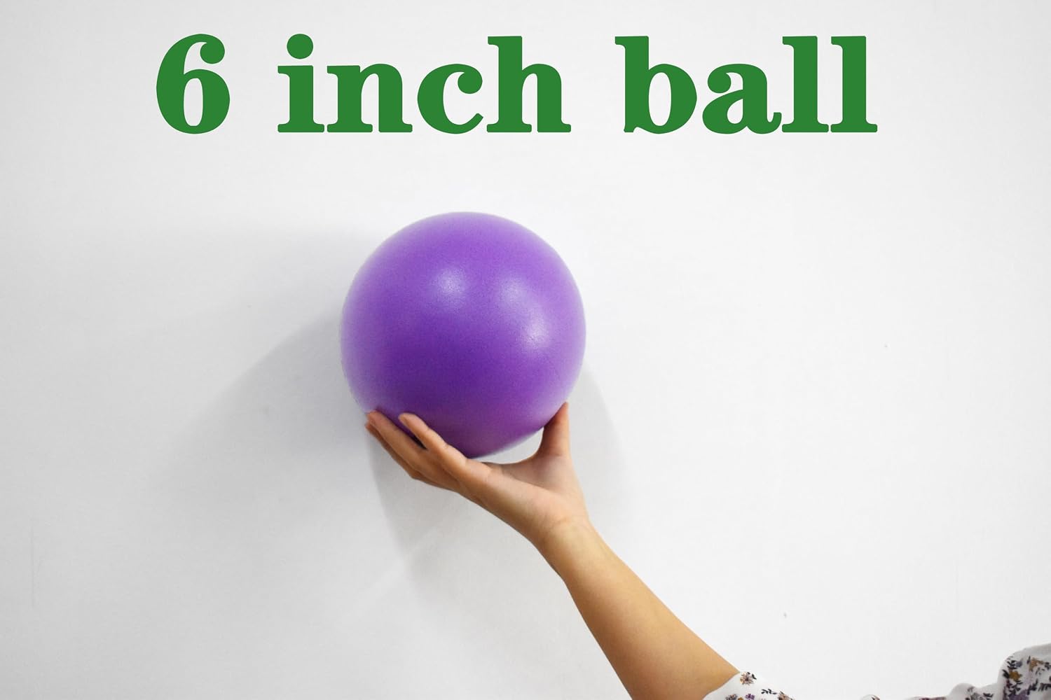 Detalle de CIZEBO CZ-BAll-6IN-U 6-Inch Pilates Ball with Needle Pump, PVC, Purple