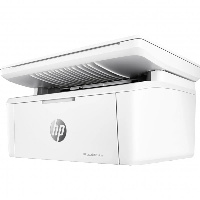 Detalle 2 de HP LaserJet M140w impresora 21 ppm WiFi blanca