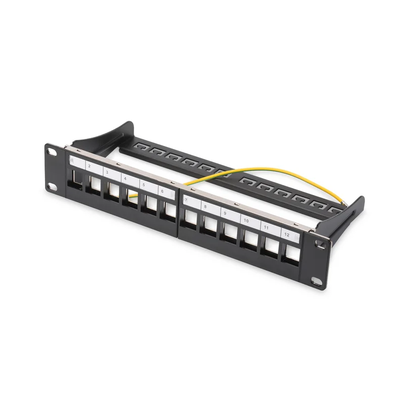 Detalle de Digitus DN-91420 Panel de Parcheo 12 Puertos 1U