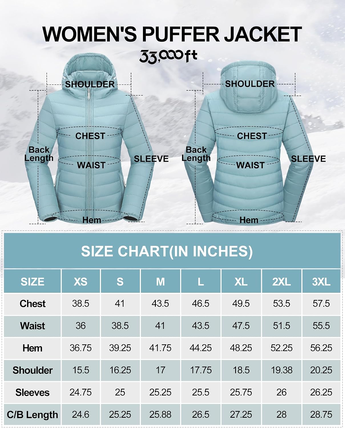 Thumbnail 5 de 33,000ft Women's Puffer Jacket