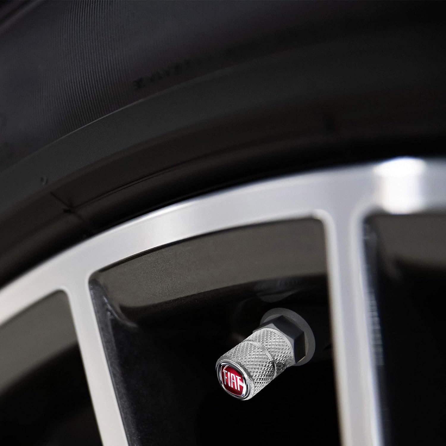 Detalle 1 de Tappi Cappucci Coprivalvole Compatibili per Fiat – Set da 4