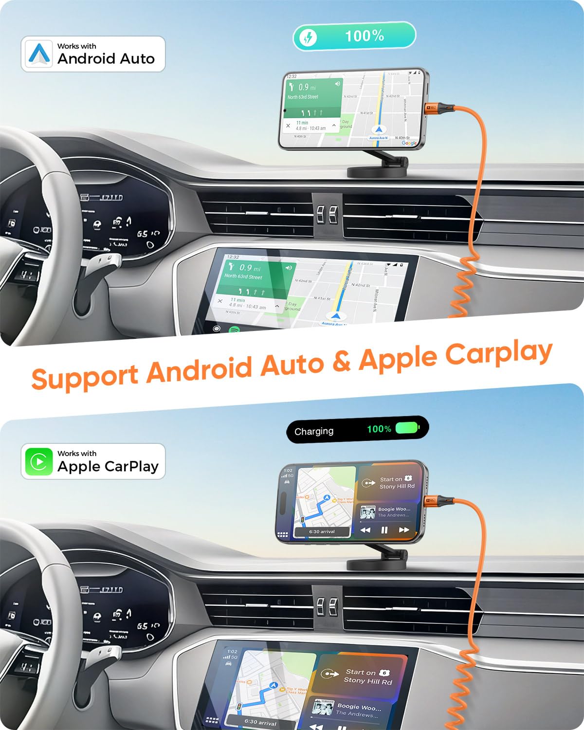 Thumbnail 4 de SUNGUY USB-C Spiralkabel 1,5 m 60 W