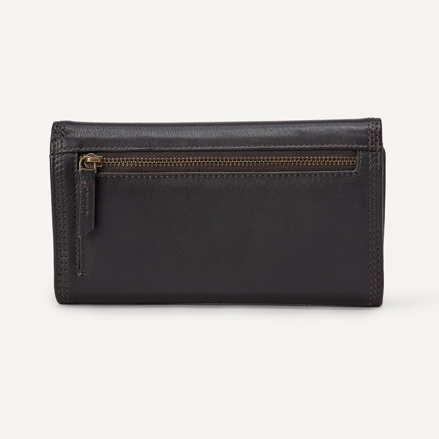 Detalle de Amazon Essentials Women's Long Flap Continental Leather Wallet