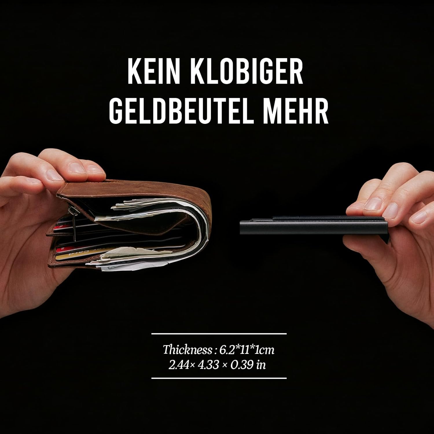 Thumbnail 1 de YESIIW RFID-Kartenetui mit Pop-up, 0,8 cm