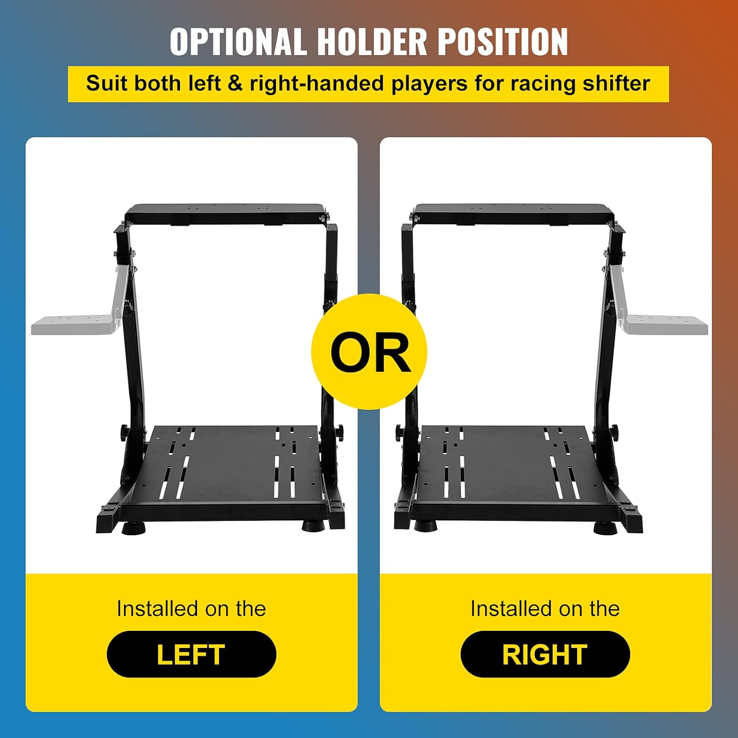 Thumbnail 5 de VEVOR Simulation Racing Lenkradhalter für G29/PS4/PC Pro V2 – höhen- und winkelverstellbarer Ständer für Racing-Simulator