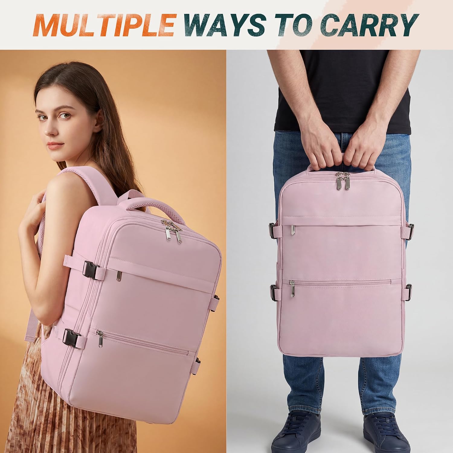 Thumbnail 6 de Ryanair 40x30x20 Underseat Cabin Bag — Waterproof Travel Backpack with USB Hole, Anti‑Theft Pocket & Trolley Sleeve