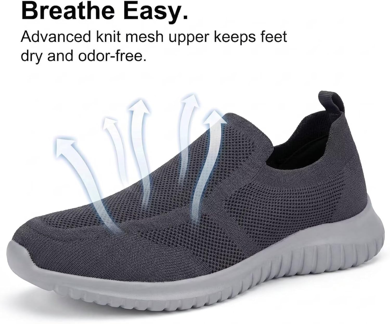 Thumbnail 5 de konhill Herren Slip On Sneaker – Leichtgewicht, atmungsaktiv und bequem
