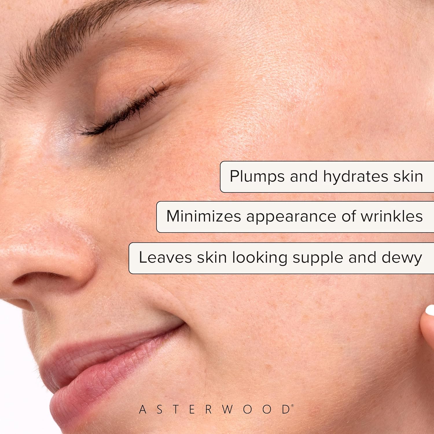 Detalle 2 de Asterwood Hyaluronic Acid Serum for Face - Plumping & Hydrating 8 Fl Oz