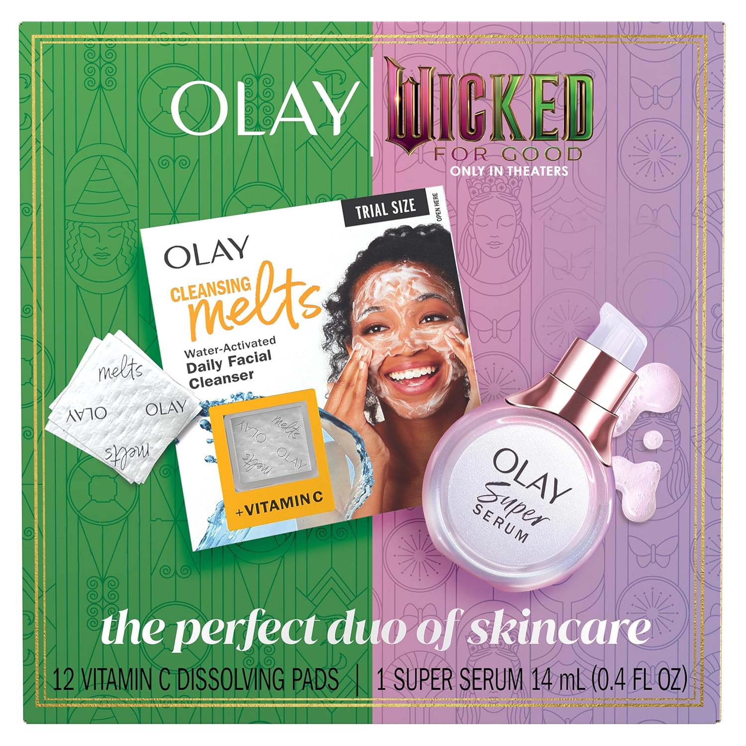 Detalle de Olay x Wicked For Good Perfect Duo Skin Set 2pc