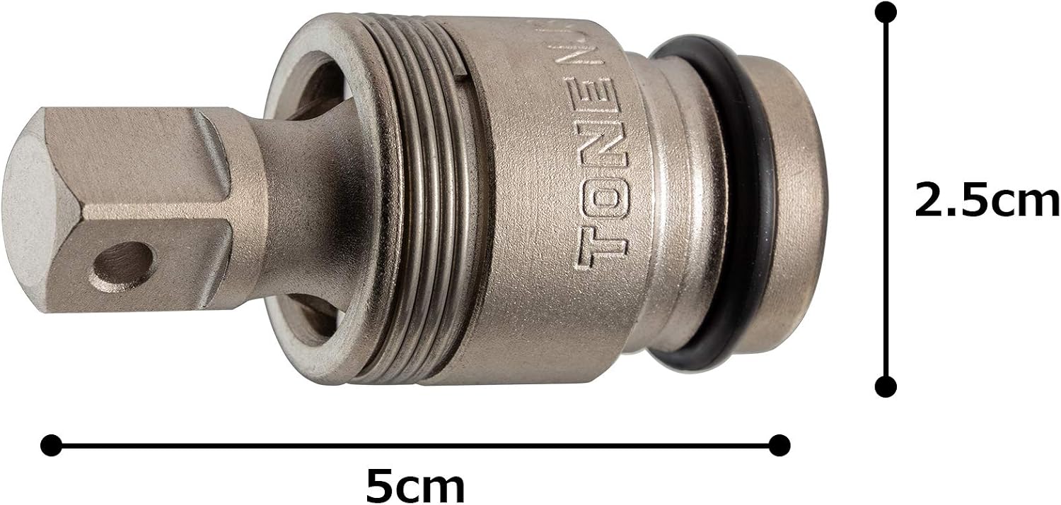 Detalle de トネ(TONE) NJ30S インパクト用ボールジョイント 差込角9.5mm・全長50mm