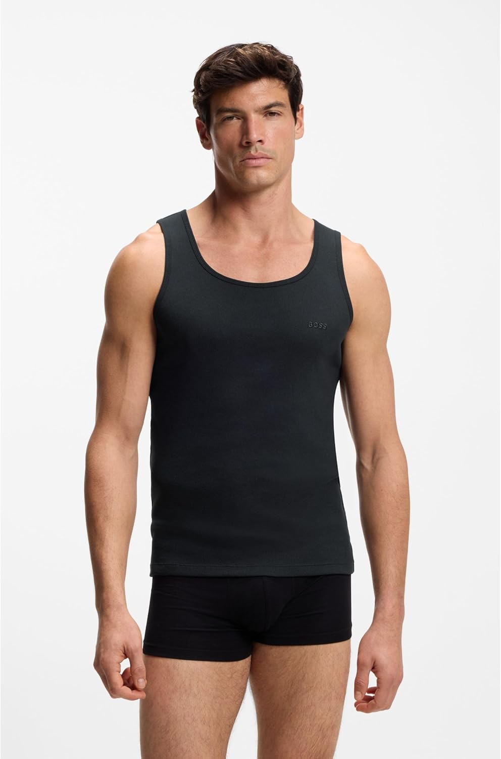 Thumbnail 3 de BOSS Herren Urbanex-CargoLight Hose Tapered Fit aus bügelleichter Stretch-Popeline