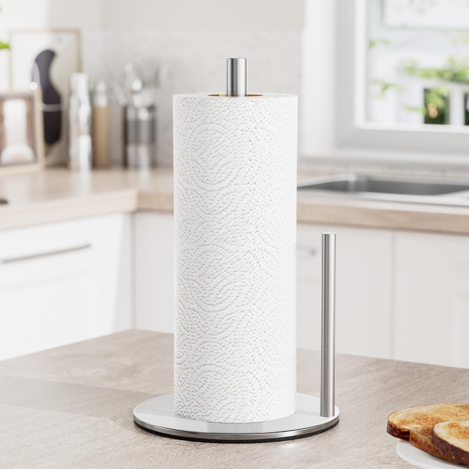 Detalle 2 de Edelstahl Küchenrollenhalter 30 cm