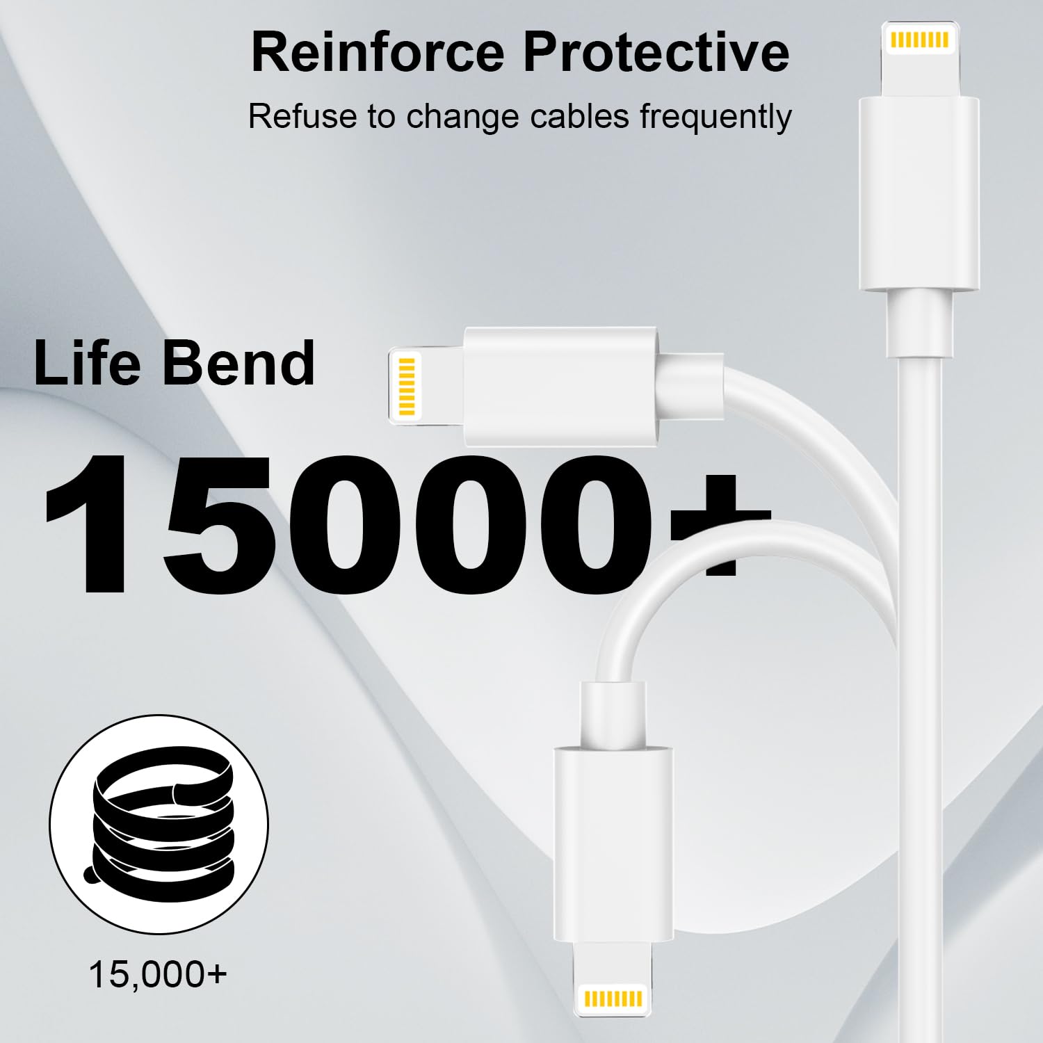 Detalle de USB-C to Lightning Cable 2M 2 Pack