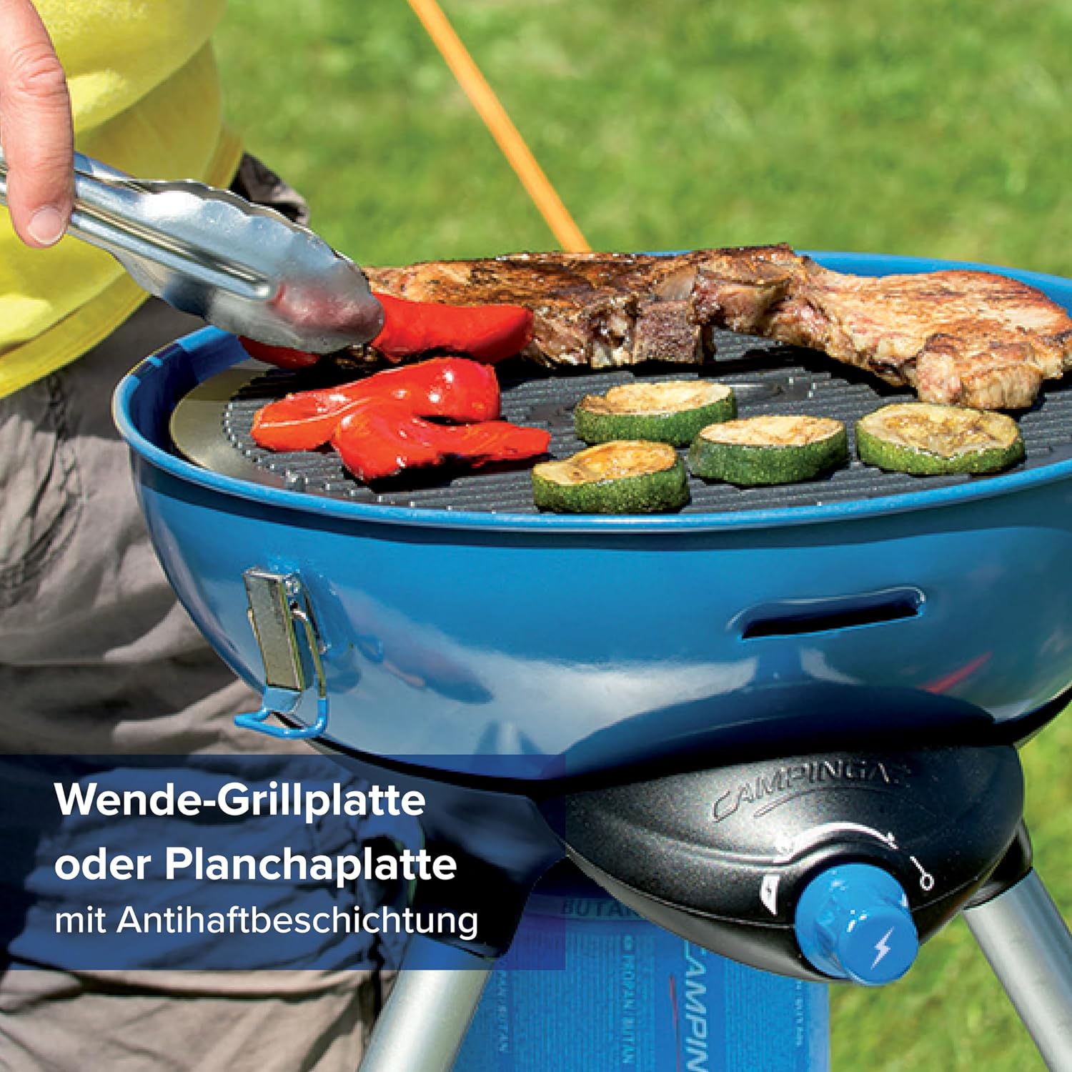 Thumbnail 6 de Campingaz Party Grill 400 CV Campingkocher – Vielseitiger 2000-Watt-Gaskocher mit Piezo-Zündung