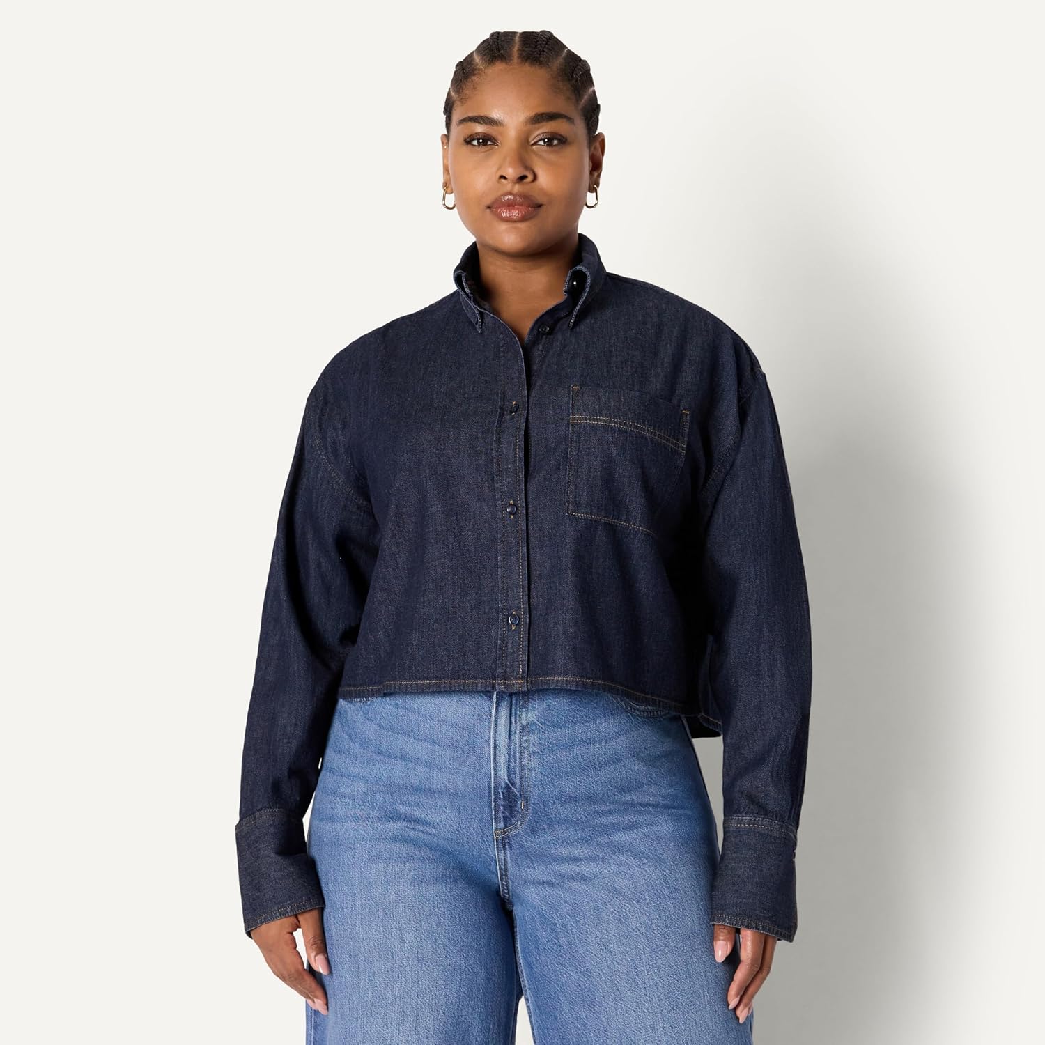 Thumbnail 5 de Amazon Essentials Jeanshemd 51,4 cm