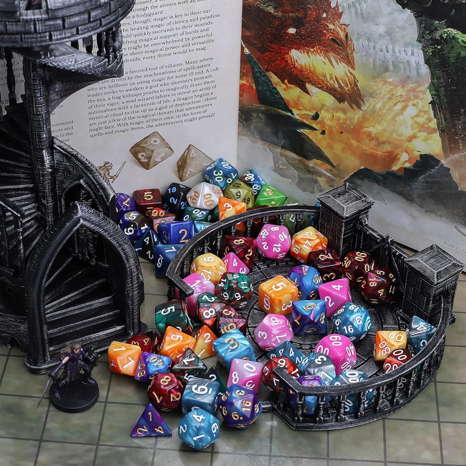 Thumbnail 5 de QMAY DND Dice 70‑piece polyhedral set
