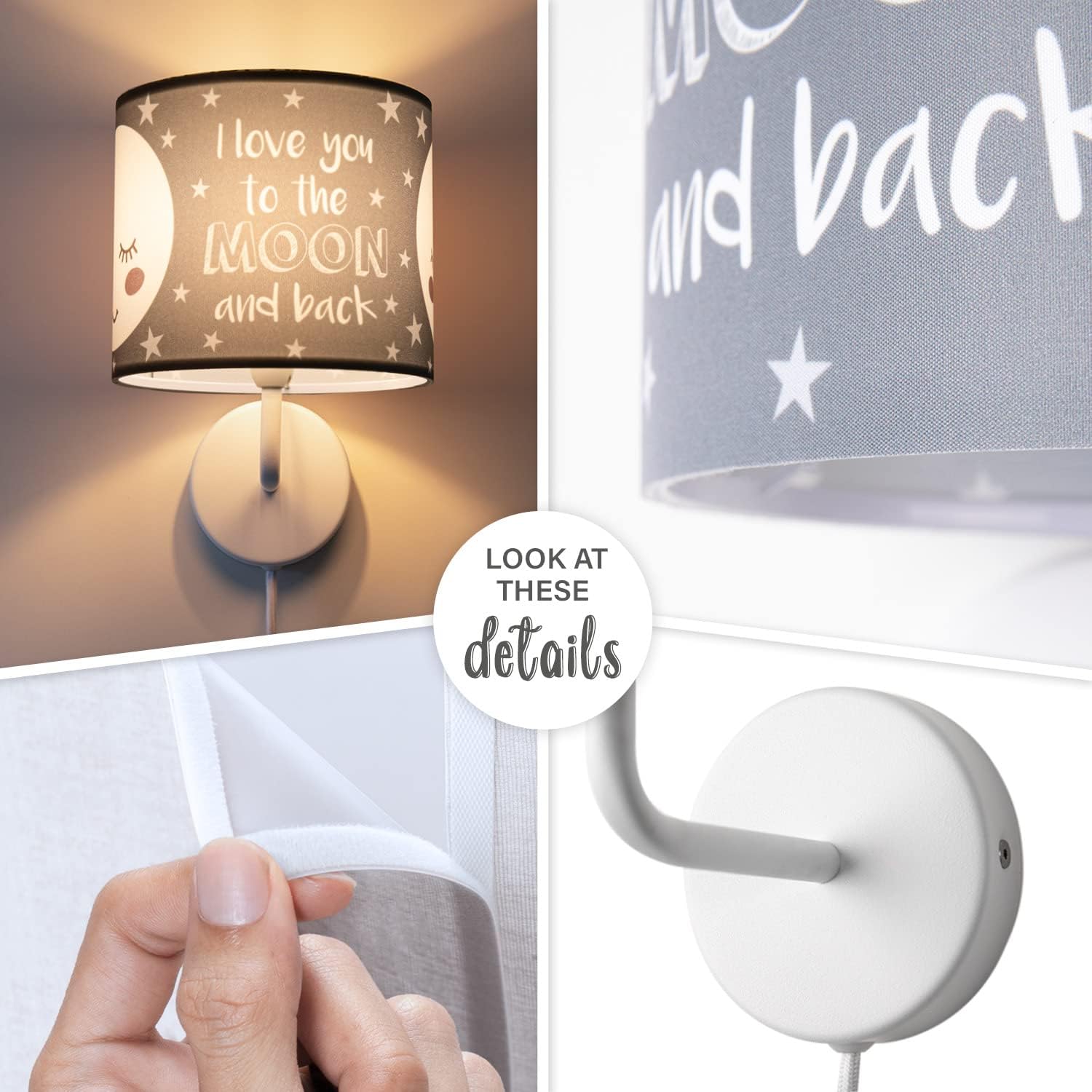 Thumbnail 3 de Paco Home Wandlampe Kinderzimmer E14