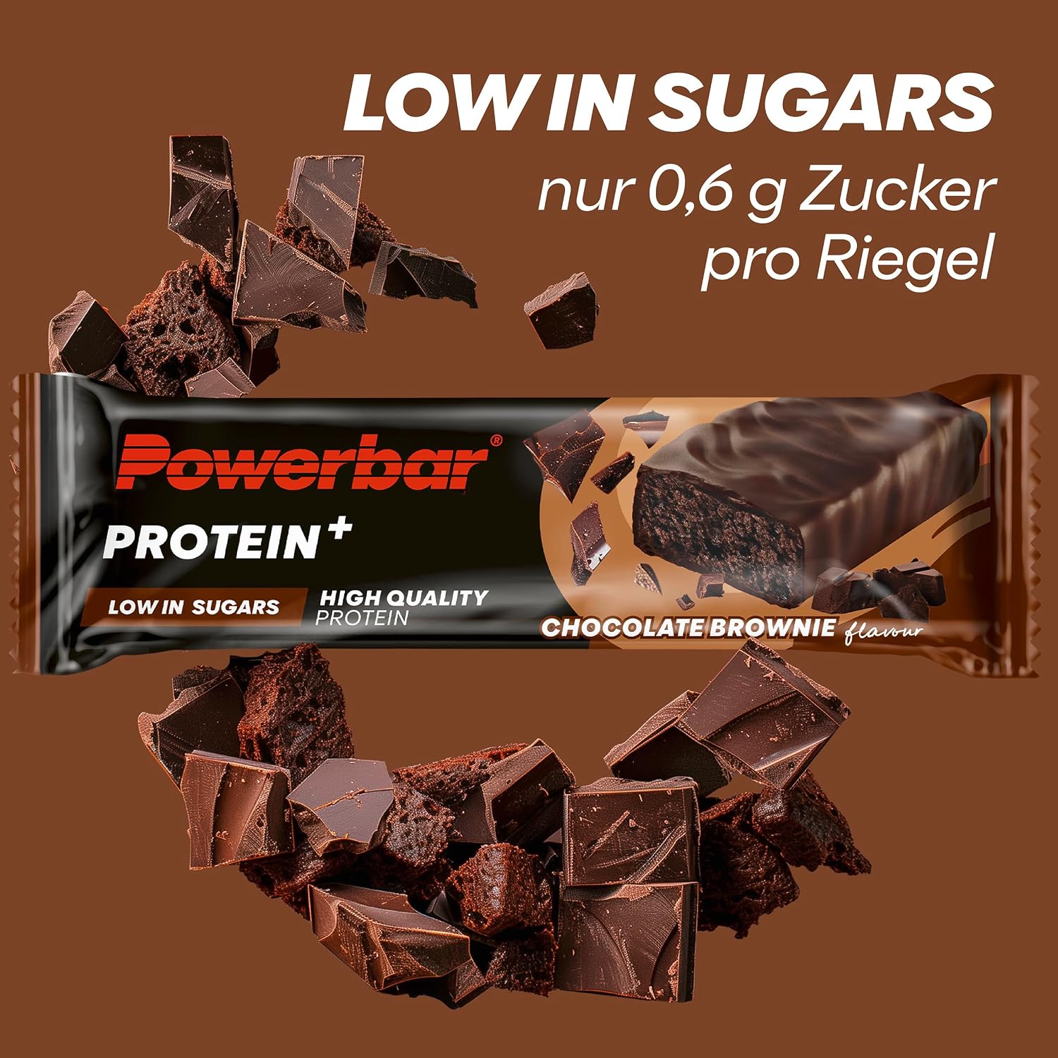 Thumbnail 3 de Powerbar Protein Plus Low Sugar – Chocolate Brownie, 16x35 g