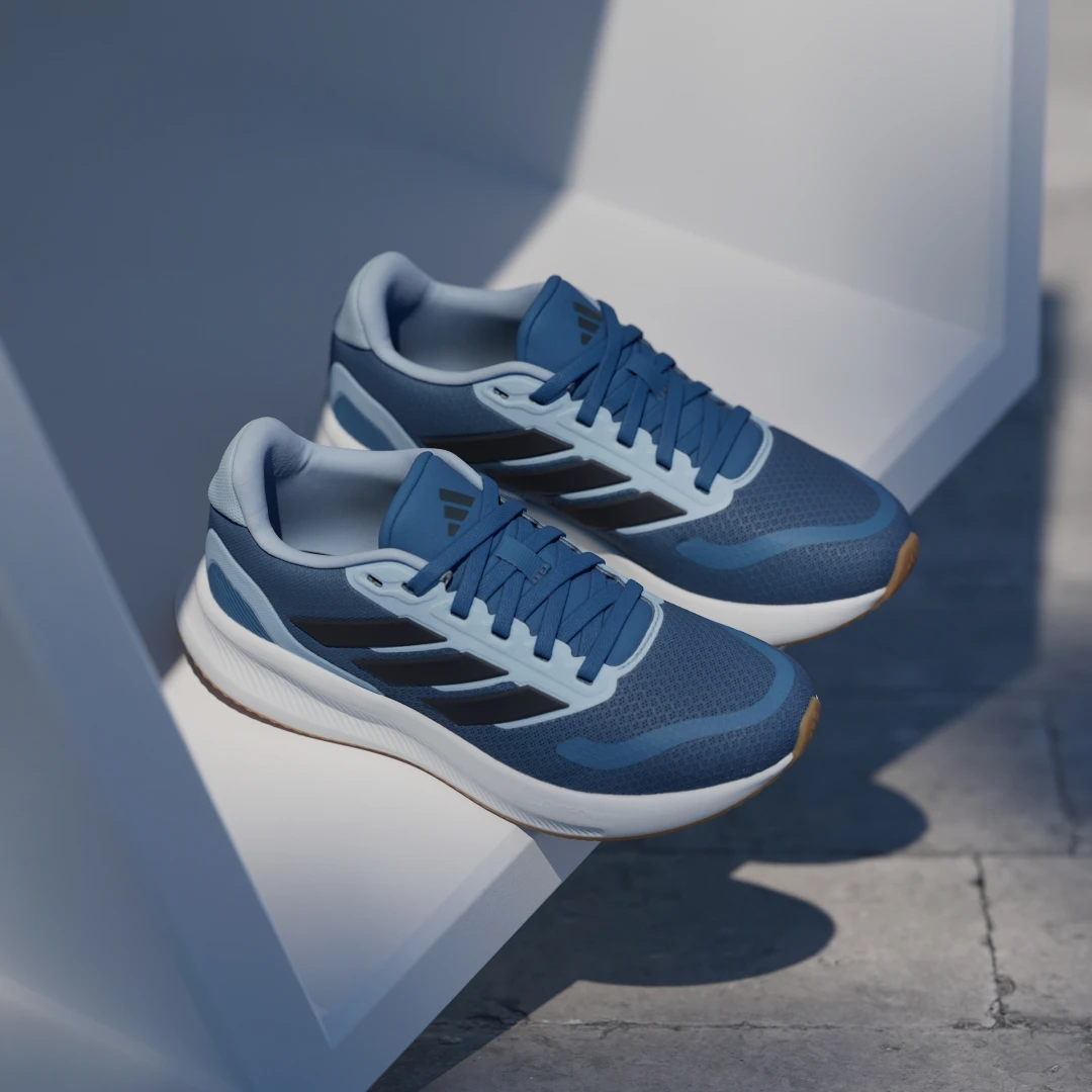 Thumbnail 3 de Adidas Runfalcon 5: zapatilla azul para running casual y diario