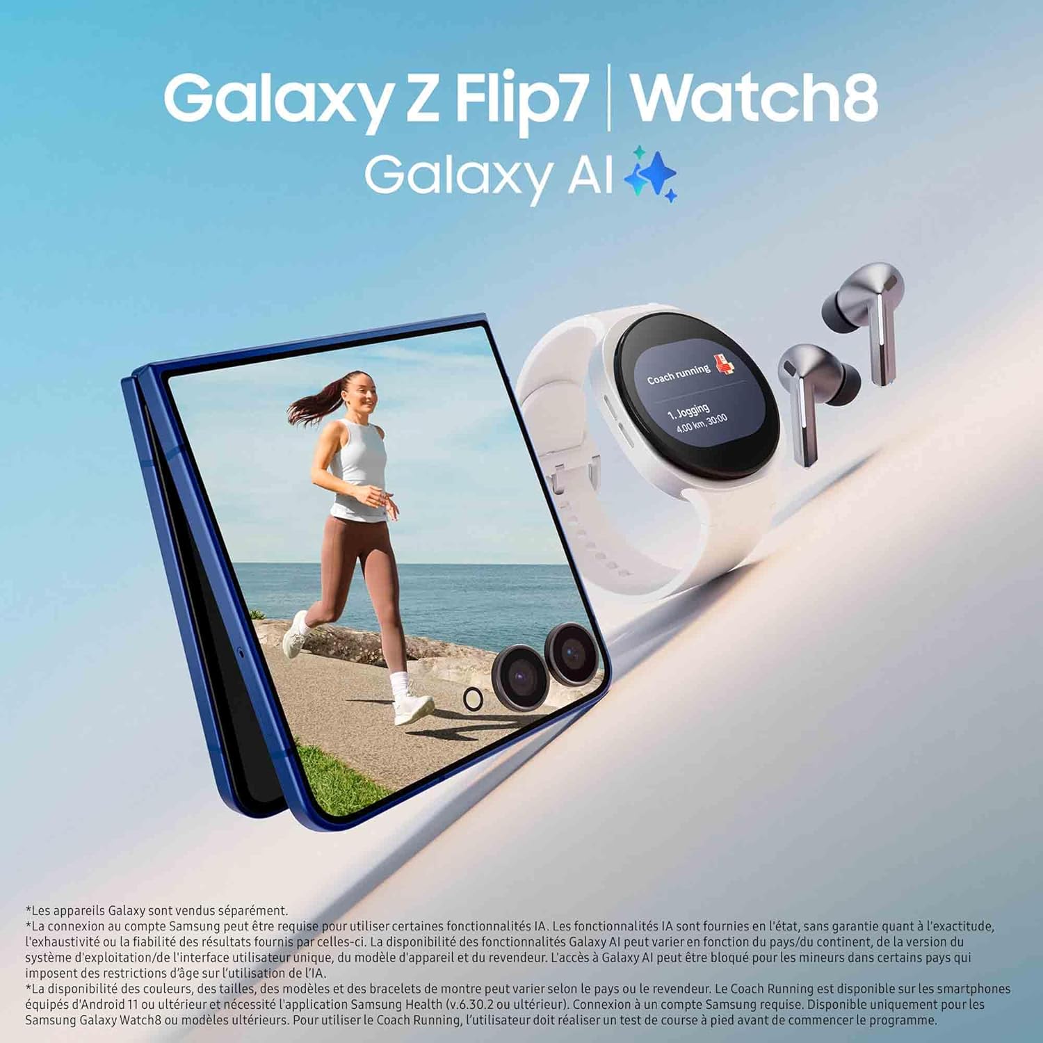 Thumbnail 6 de Samsung Galaxy Z Flip7 - Smartphone Android 5G avec Galaxy AI, 256 Go, Corail (Version FR)
