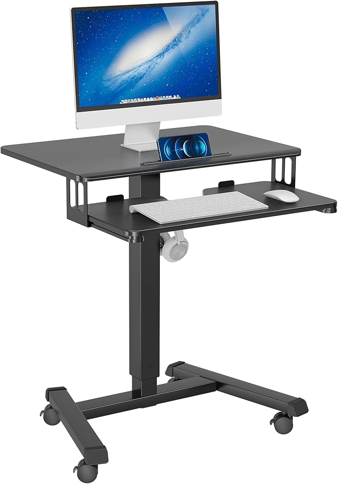 BONTEC Estación de Trabajo Móvil de Dos Niveles 🖥