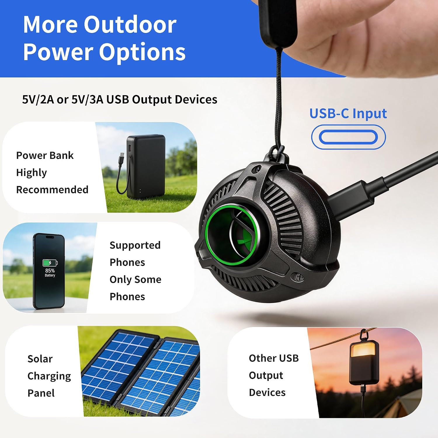 Detalle de Origem Mini Pompa per Materasso Gonfiabile — 30 g, USB-C, gonfiaggio rapido