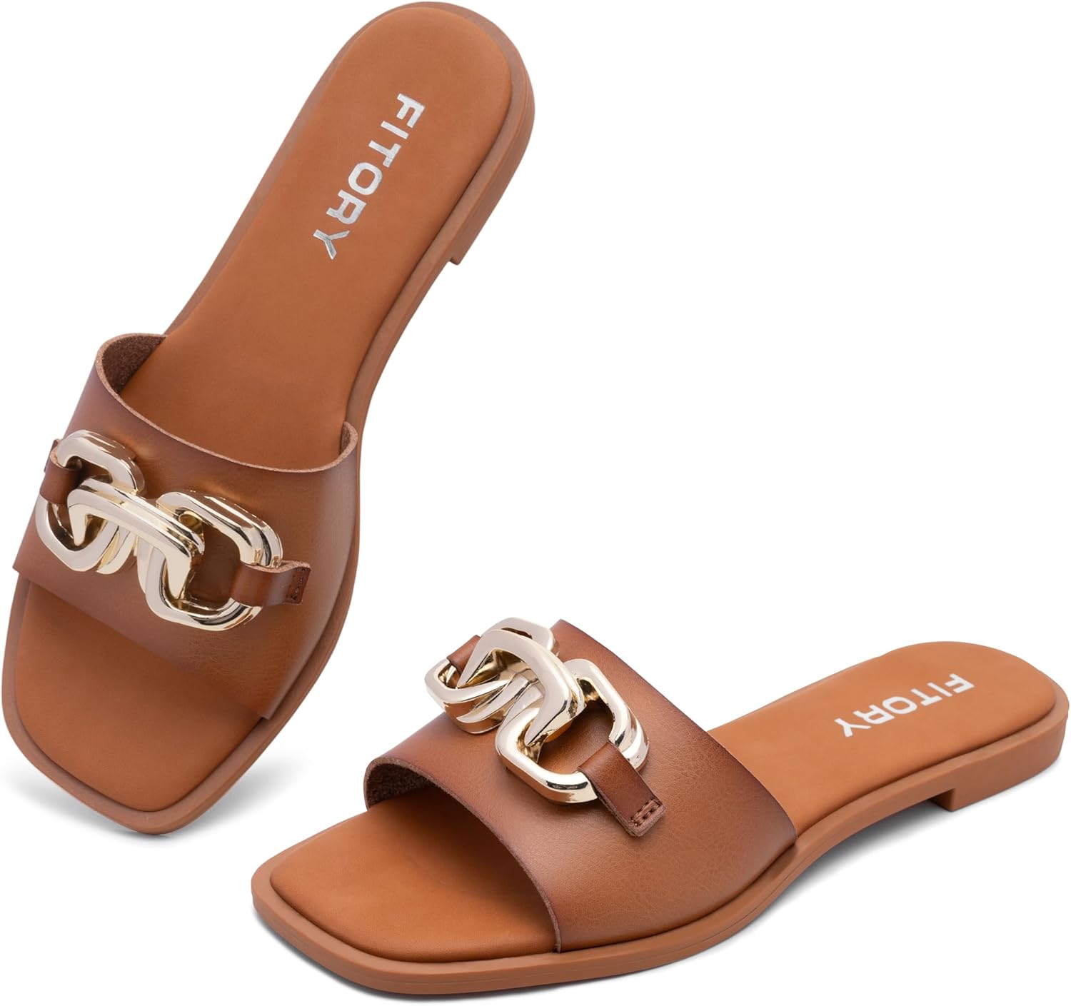 Detalle de FITORY Flat Sandals Slide, Size 6-11