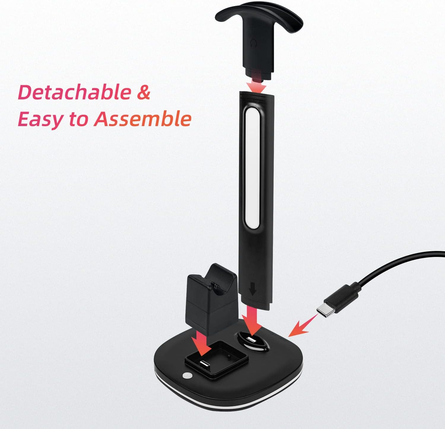 Thumbnail 6 de Tolesum Chargeur Headset Stand 33,5 cm