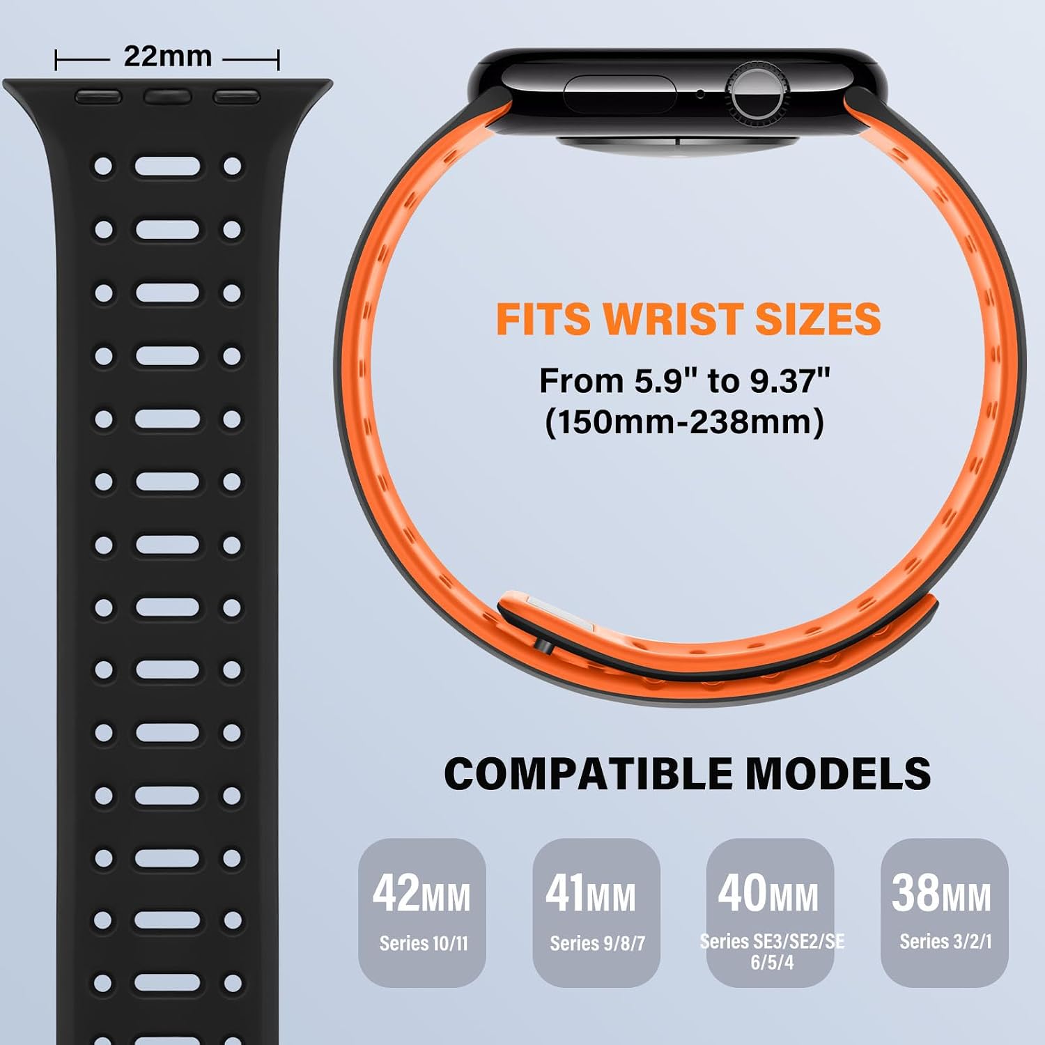 Detalle 2 de Sixmoat Magnetic Apple Watch strap 42mm