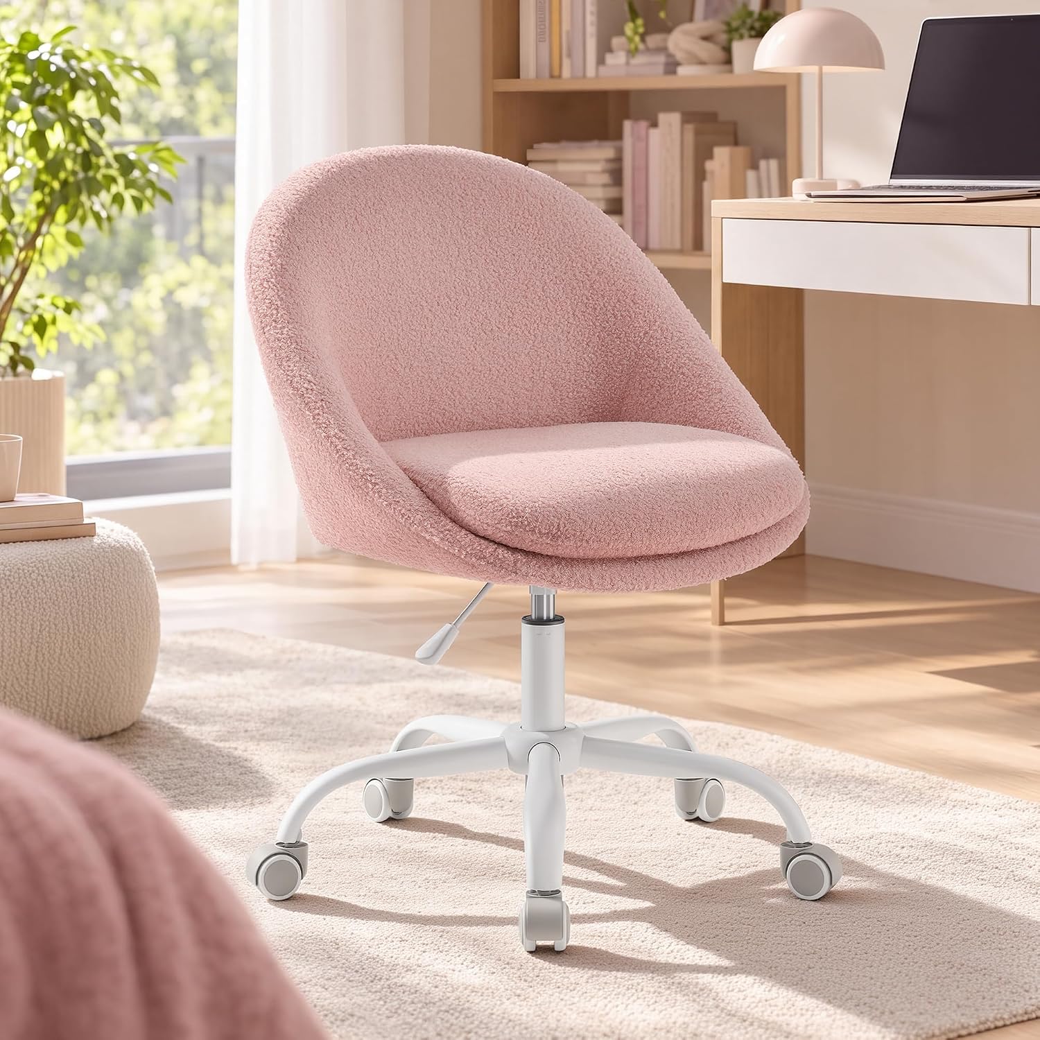 Detalle de SONGMICS Vanity Chair in Jelly Pink