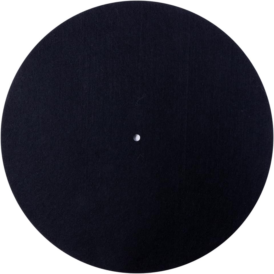Detalle de sdroceRyaM 7-Inch Turntable Slip Mat, 3 mm Polyester Felt