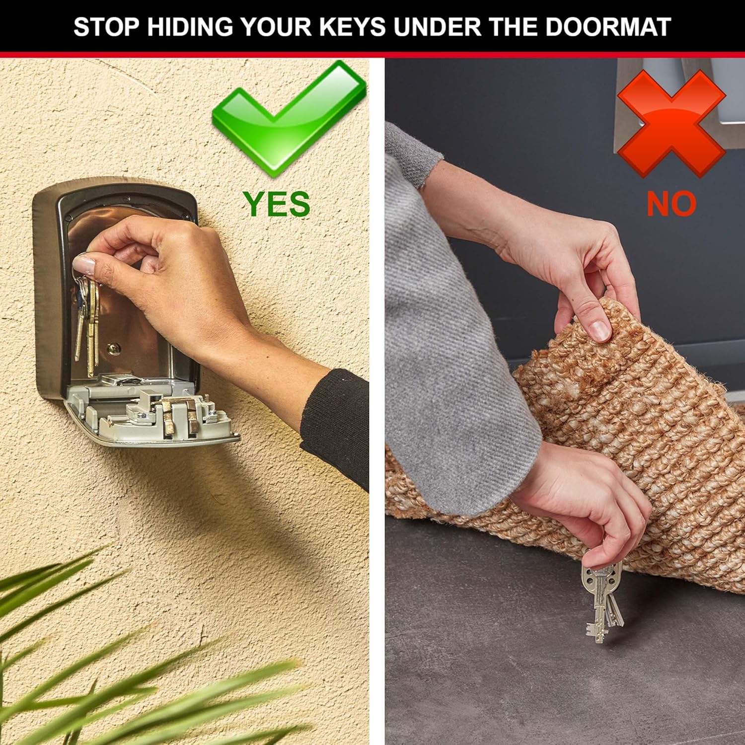 Thumbnail 1 de Master Lock 5403EURD – Cassetta di Sicurezza per Chiavi Extra Large, montaggio a parete
