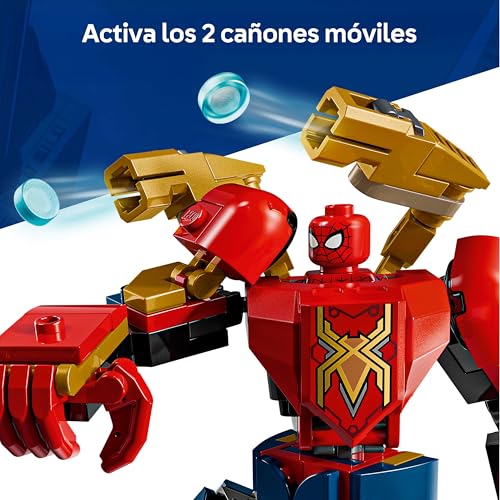 Detalle de LEGO Marvel 76338 Batalla de armaduras robóticas Spider-Man vs. Doc Ock